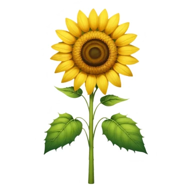 A tall Sunflower sticker
