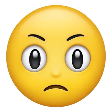 Emo yellow emoji sticker