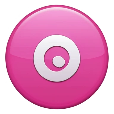 pink 3d Pinterest logo sticker