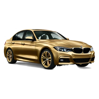 BMW gold paint 3 series sticker