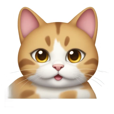 Pregnant cat sticker