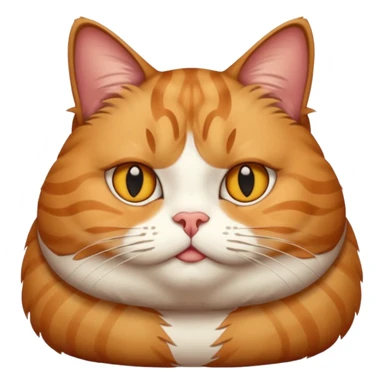 گربه ی چاقی با چشمان چپ sticker