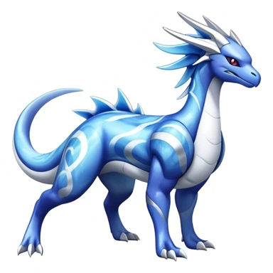 lugia-dialga-suicune-hybrid, marbled glass markings, full body sticker