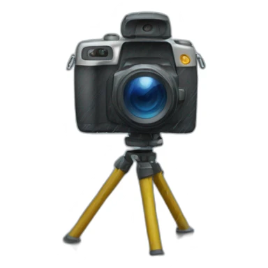 a camera in rain sticker