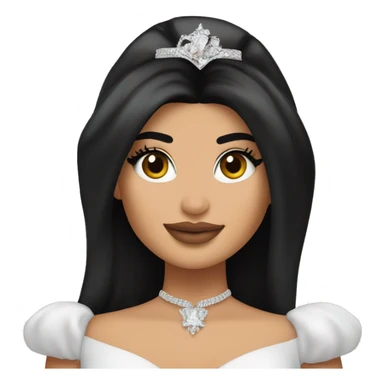 Kylie Jenner as a princess sticker