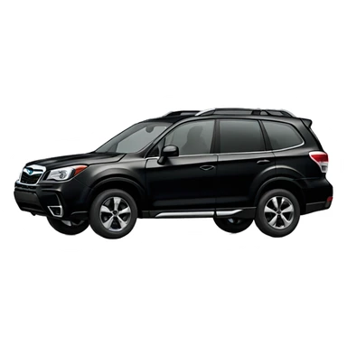 Black Subaru forester sticker