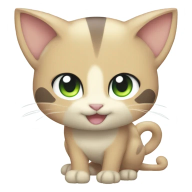 mew from pokemon smirking sticker