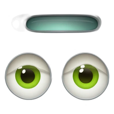 apple eye phone sticker