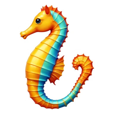 Seahorse - чтобы выглядил как настоящий эмодзи sticker