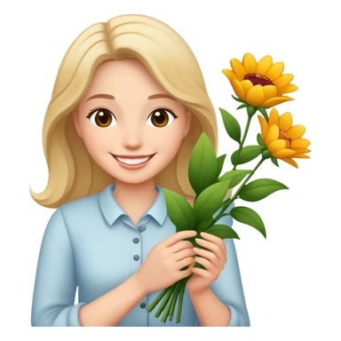 Mother’s Day with flowers  sticker