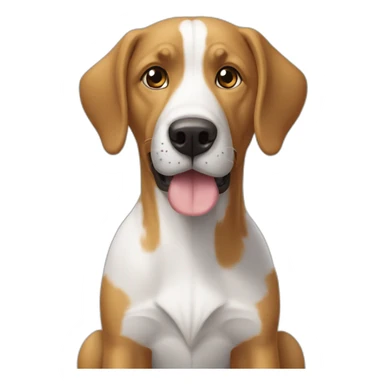 Un chien qui fait du foot sticker