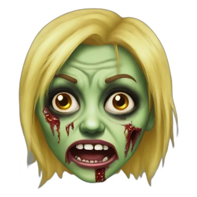 Linnea Quigley  zombie sticker