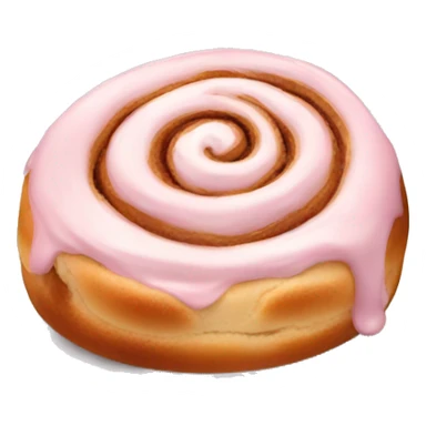 pale pink cinnamon roll  sticker