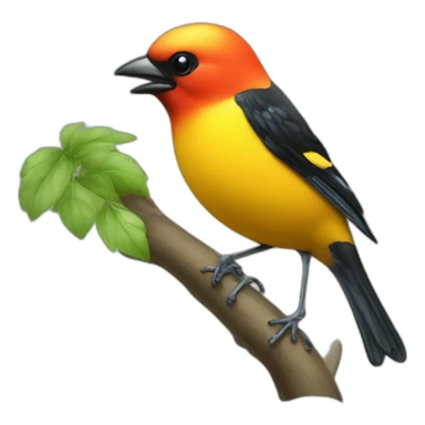 tanager computer sticker
