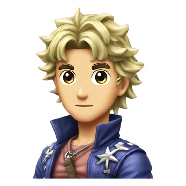 Johnny Joestar From JoJos bizarre adventure sticker