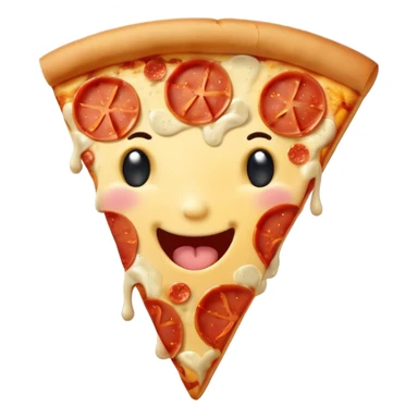 winking slice of pizza sticker
