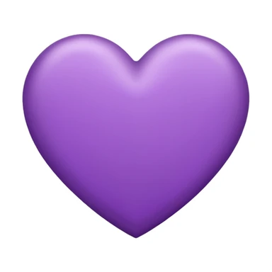 purple heart, clean, simple, iconic sticker