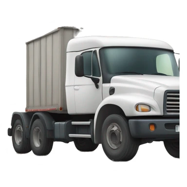 Un camion avec une antenne de transmission sticker