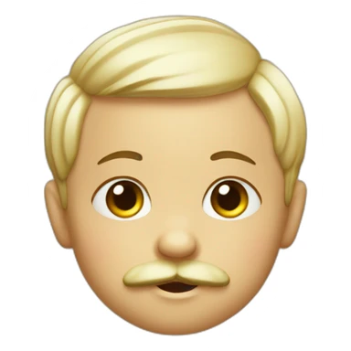 baby-with-mustache sticker