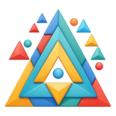 bureaucratic system in a triangle sticker