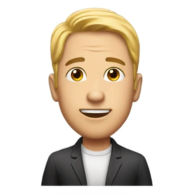 Man proposing  sticker