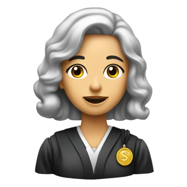 Honorable Judge Miss Certified Dime
 sticker