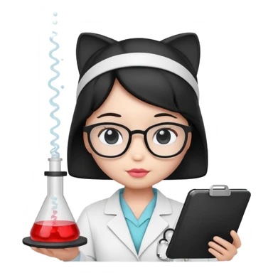 hello kitty science and black and white sticker