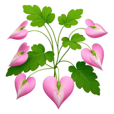 Dicentra spectabilis sticker