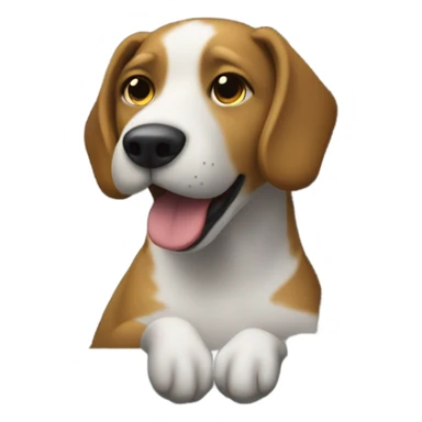 Dog in a car sticker