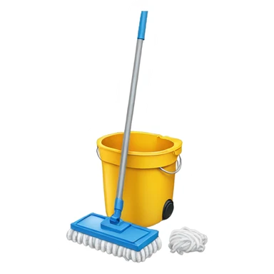 Hoover mop and bucket sticker