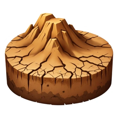 A patch of ground and dirt  sticker