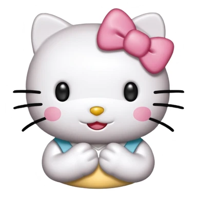 Happy hello kitty sticker
