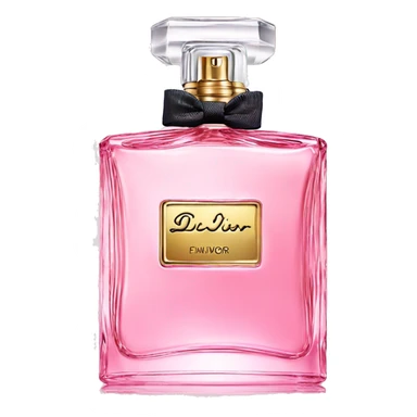 Dior perfume pink sticker