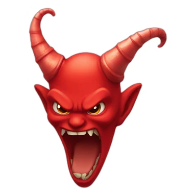 Devil horn sticker