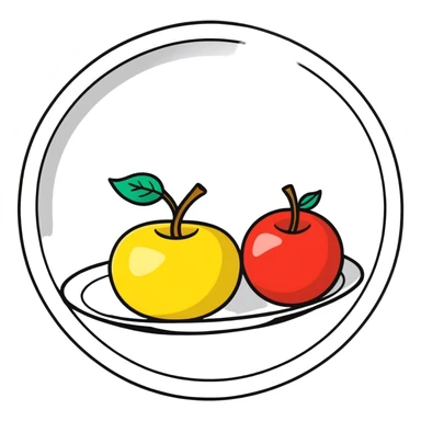 Rosh hashana plate sticker