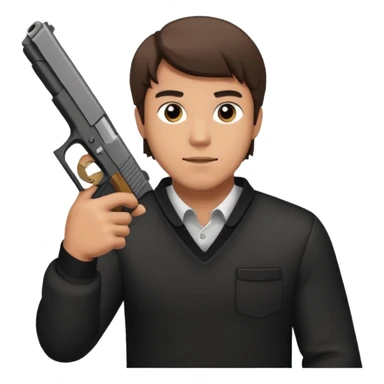 Mr.beast holding a Glock 19 sticker