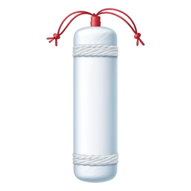 tampon with string  sticker