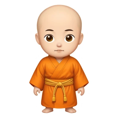 Tang Monk chibi animation style sticker