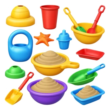 sand toys sticker