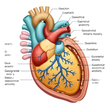 gastrointestinal anatomy sticker