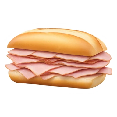 ciabatta ham sandwich sticker