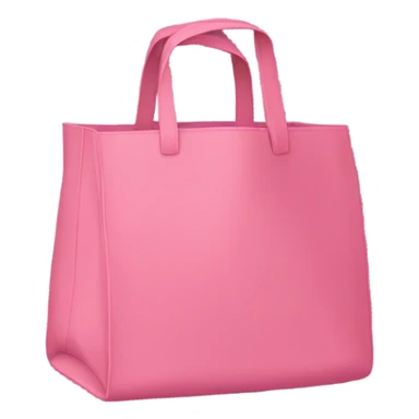 Pink tote sticker