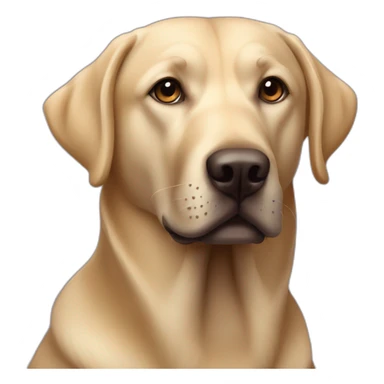 Chien labrador berger noir sticker