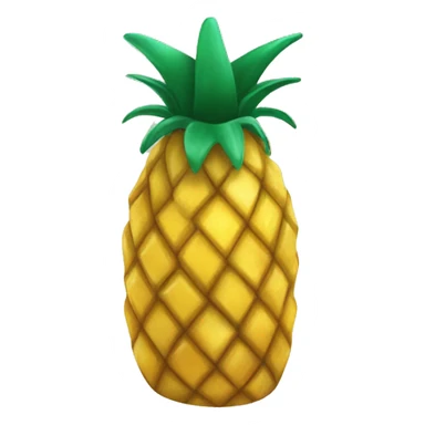 fish tail hat with golden pineapple sticker