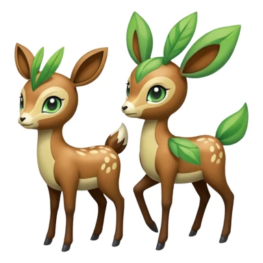 Meloetta-Sawsbuck-Virizion-Pokémon-Fakémon-creature sticker