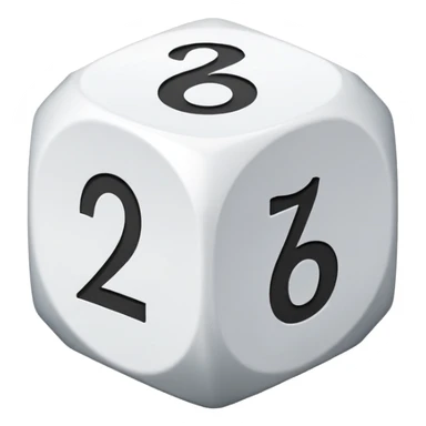 A dice with 12 sides sticker