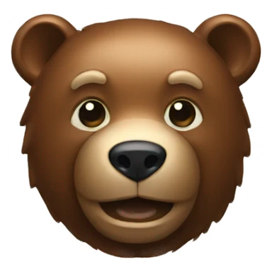 Bronze bear  sticker