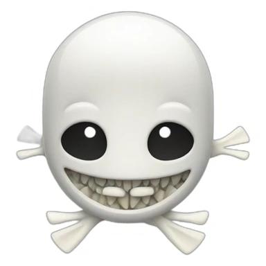 fishbones whith marketing sticker