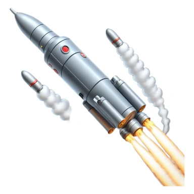 close-up of missile battery on a space station launching a missile sticker