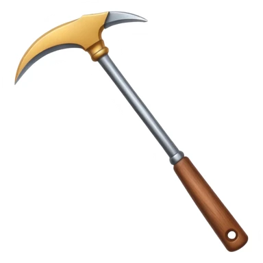 The sickle used by farmers sticker